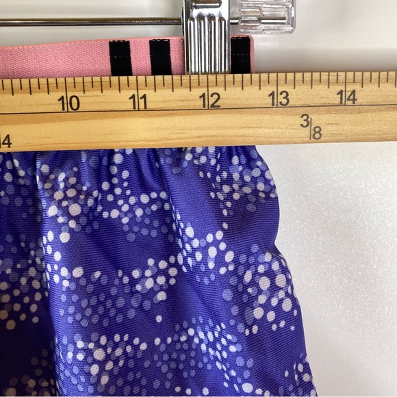 Under Armour Girls Running Shorts Youth Large Purple Folderover Waist Loose Fit - Picture 6 of 11